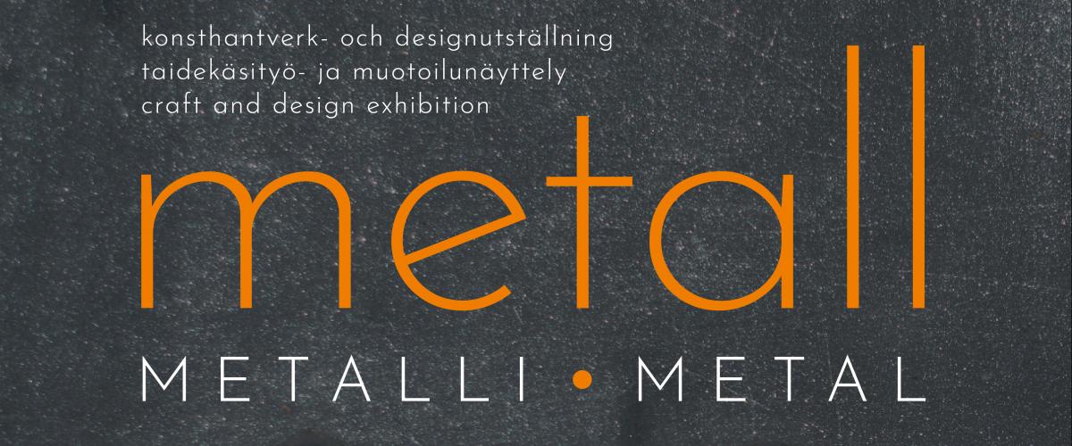 Metallutställning affisch