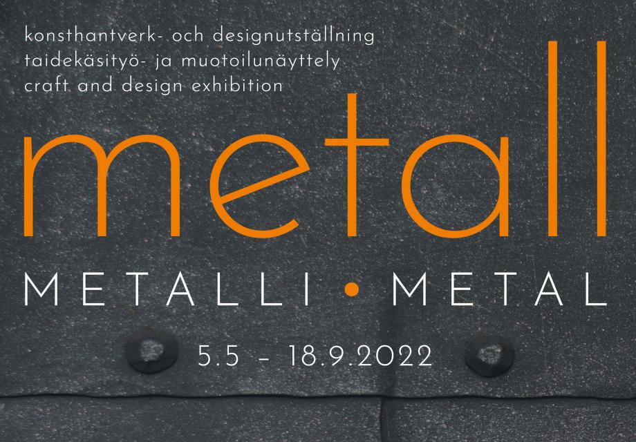 Metallutställning affisch