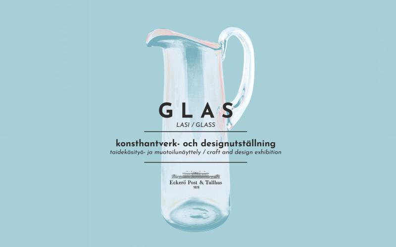 Visar en bild av en glaskanna. Design Jussis Keramik.