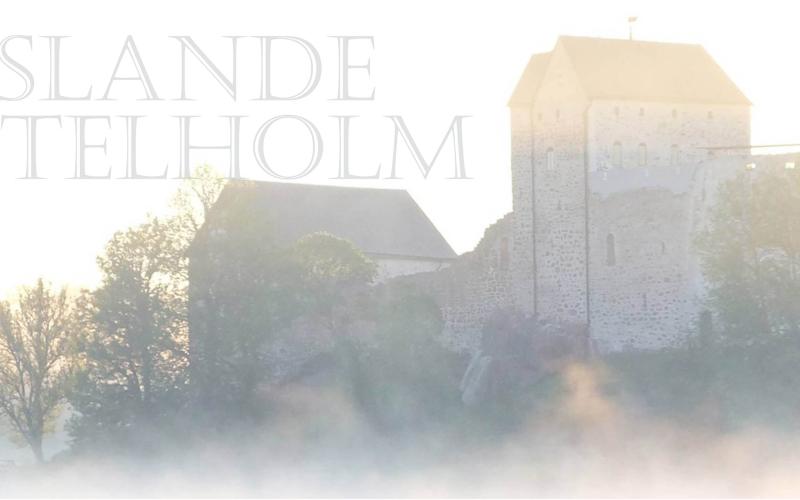 Dimmigt fotografi av Kastelholms slott