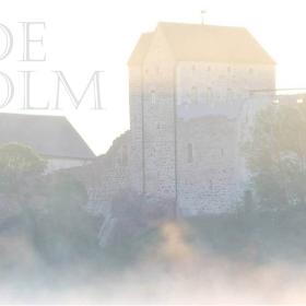 Dimmigt fotografi av Kastelholms slott