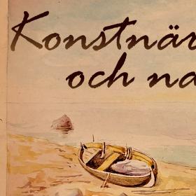Tecknad båt på stranden
