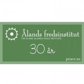 Fredsinstitutet 30 år