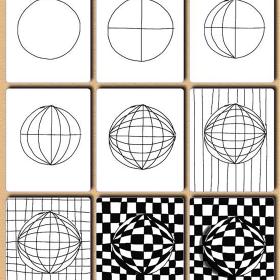 optisk illusion boll