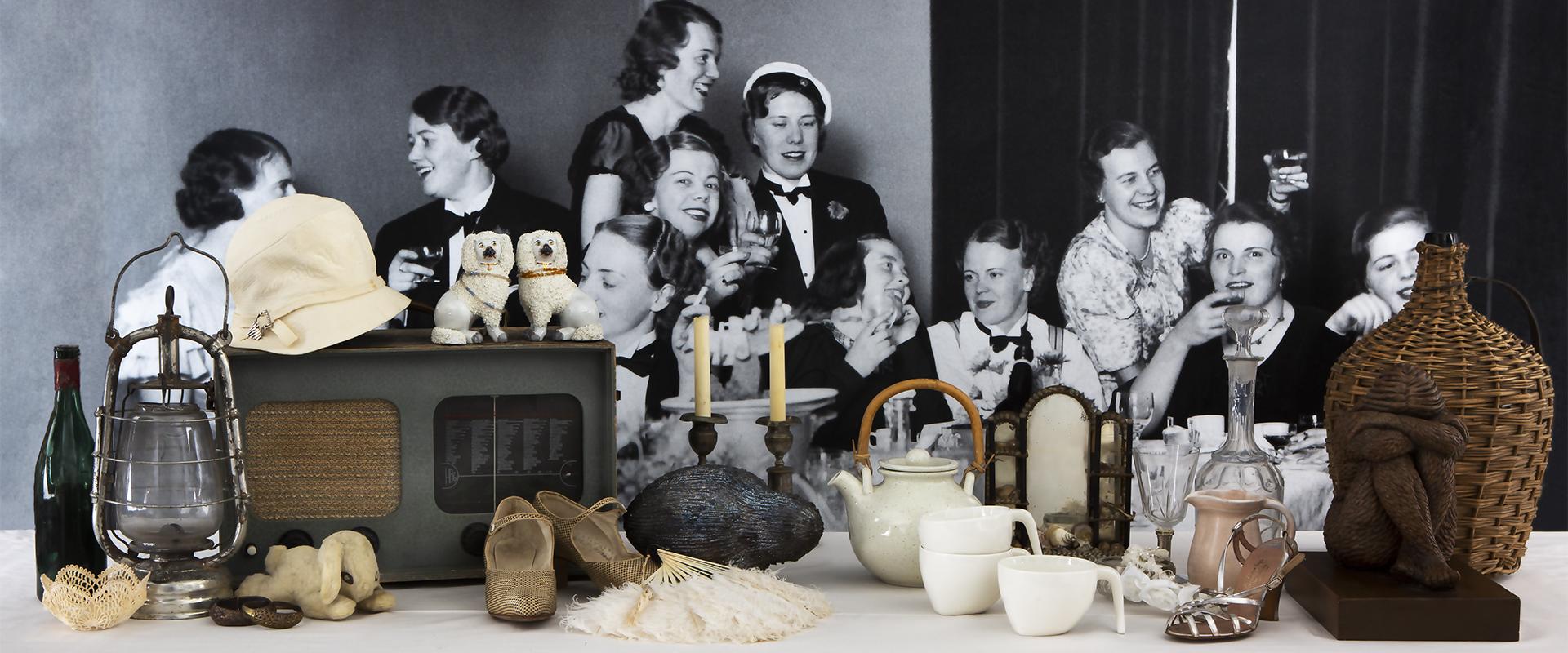 Ålands Museum visar ett collage av föremål