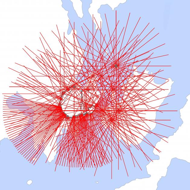 Den planerade eldkraften av den färdigbyggda befästningen