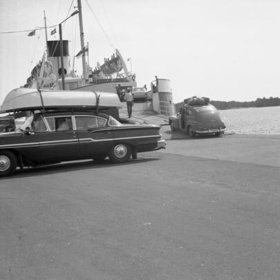 Ålandsfärjan i Västerhamnen